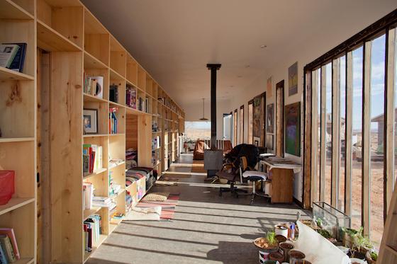 Library Cabin Interior