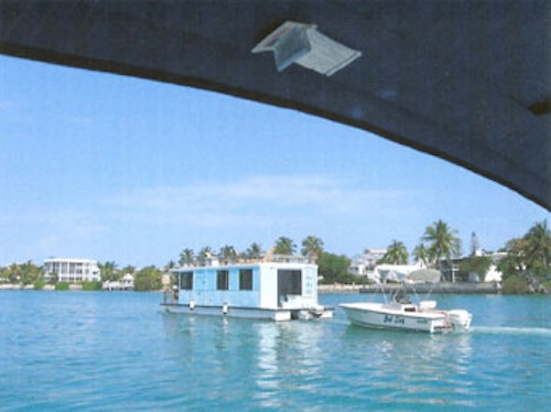 House Boat in the Keys with Fishing Boat