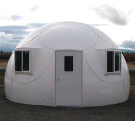 White Prefab Dome