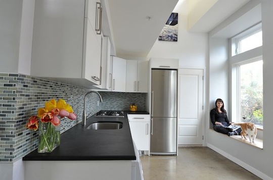 Kitchen in 500-square-foot Small House