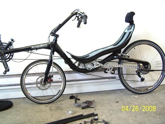 Matt's Electric Recumbent Bicycle