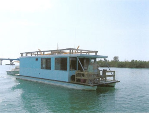 Key West House Boat on the Water