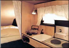 Toppola Saab Camper Interior