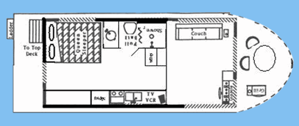 House boat floor plan