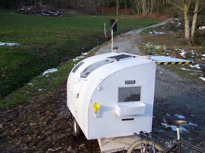 Pauls Bicycle Camper Front