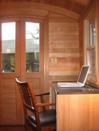 Don Vardo Gypsy Wagon Interior -- Desk